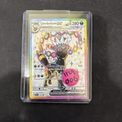 Pokemon Prismatic Evolutions Figure Collection Black Star Promo UMBREON EX 176 - Image 3