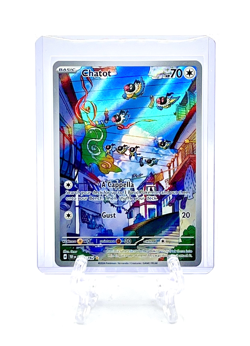 CHATOT Pokemon TCG Temporal Forces 181/162 RARE FULL ART HOLO NEAR MINT UNPLAYED - Image 1