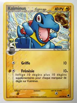 Carte Pokemon Kaiminus 67/101 FRANCE BE 2007 EX Ile des Dragons - Image 1
