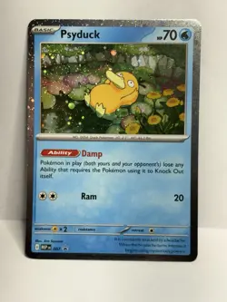Psyduck 007 Cosmos Holo Black Star Promo Pokemon Mega Evolution Promos! - Image 1