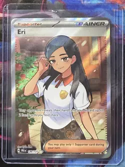 Eri 136/131 SV Prismatic Evolutions Full Art Secret Rare Holo Pokemon TCG NM - Image 1