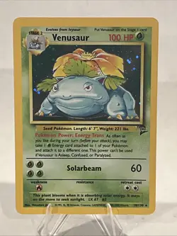 Pokemon TCG Venusaur Holo Rare Base Set 2 - Image 1