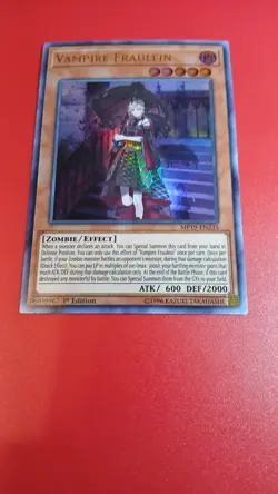 Yugioh Vampire Fraulein MP19-EN235 Ultra Rare 1st Ed NM - Image 3
