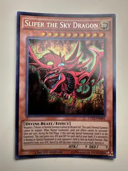 YuGiOh Slifer the Sky Dragon CT13-EN001 Secret Rare Limited Edition - NM - Image 1