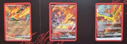 Destined Rivals Pokemon Moltres Ultra Premium Collection (3) Promo Cards Only - Image 1