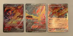 Destined Rivals Pokemon Moltres Ultra Premium Collection (3) Promo Cards Only - Image 5