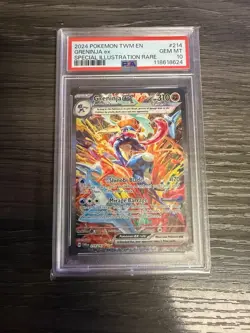 Pokemon Greninja EX 214 PSA 10 Gem Mint Trading Collectible Card - Image 1