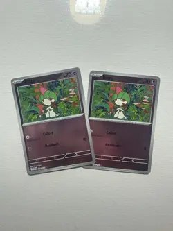 2x Ralts 058/132 Mega Evolution Pokemon TCG Near Mint Card Playset NM MEG - Image 1