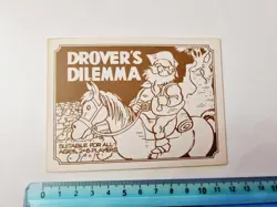 CARTE DA GIOCO DROVER'S DILEMMA VINTAGE ORIGINAL PLAYING CARDS NEW - Image 5