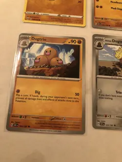 Lot of 8 Diglett and Dugtrio Pokemon Cards - Image 4