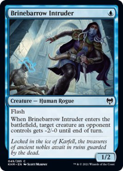 Brinebarrow Intruder FOIL Kaldheim MINT Blue Common MAGIC MTG CARD ABUGames - Image 1