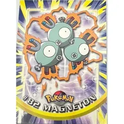 Magneton Pokemon Card Topps #82 TV Animation Edition Series Blue Logo - Image 5