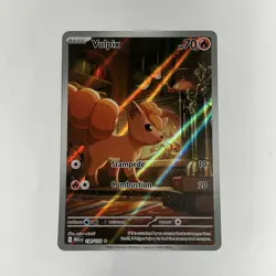 Vulpix Pokemon TCG Illustration Rare Card #138/132 Mega Evolution Set NM - Image 1