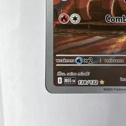 Vulpix Pokemon TCG Illustration Rare Card #138/132 Mega Evolution Set NM - Image 5