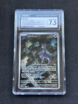 Mewtwo 052 Sv: Scarlet & Violet Promo Cards Holo CGC 7.5 - Image 2