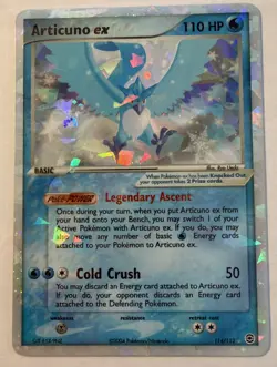 Pokemon TCG 2004 Articuno EX Fire Red & Leaf Green Secret Rare Card - Image 1