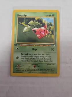 2000 Near Mint NM Pokemon Non Holo Hoppip 61/111 Neo Genesis 1st Edition - Image 1