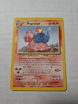 Magcargo - 33/64 Neo Revelation - Pokemon TCG - 2001 - Image 1