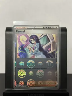 Pokemon Black Bolt Fennel 082/086 (Pokeball Pattern) Holo NM - Image 1