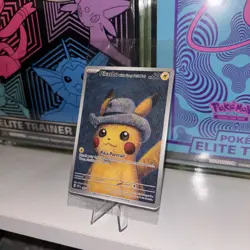 Sealed Pokemon TCG Pikachu with Grey Felt Hat Promo Card SVP 085 MINT - Image 1