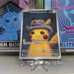 Sealed Pokemon TCG Pikachu with Grey Felt Hat Promo Card SVP 085 MINT - Image 3