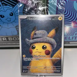 Sealed Pokemon TCG Pikachu with Grey Felt Hat Promo Card SVP 085 MINT - Image 4