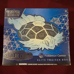 Pokemon TCG Pokemon Center Stellar Crown Elite Trainer Box New Sealed ETB - Image 1