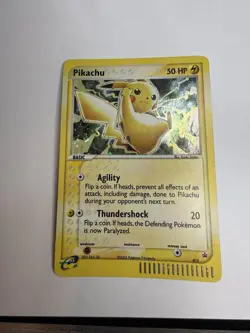 Pikachu Black Star PROMO #12 WOTC 2001 Classic e-Reader era - Image 1