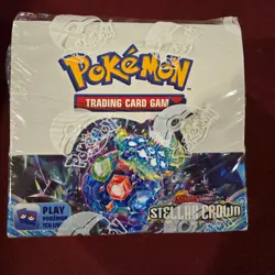 Pokemon TCG Scarlet & Violet Stellar Crown Booster Box 36 Packs New Factory Seal - Image 1