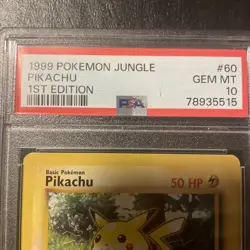 1999 Pokemon 1st Edition Jungle Pikachu | PSA 10 GEM MINT - Image 2