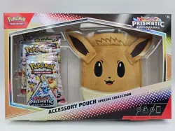 Pokemon Prismatic Evolutions Accessory Pouch Special Collection Sealed - Image 1