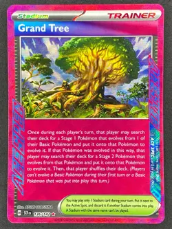 Pokemon Grand Tree Ace Spec 136/142 SCR Stellar Crown NM - Image 1