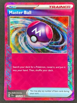 Pokemon Master Ball Ace Spec 153/162 TEF Temporal Forces NM - Image 1