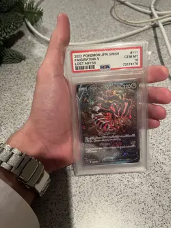 Pokemon Giratina V SWSH Alt Art SR 111/100 - Lost Abyss Japanese PSA 10 GEM MT - Image 3