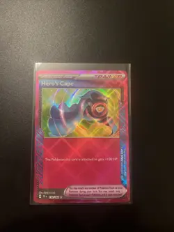 Pokemon TCG Temporal Forces Hero's Cape 152/162 ACE SPEC - Image 1