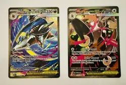 Pokemon Phantasmal Flames SIR Lot of 2 Mega Sharpedo and Mega Lopunny - Image 1