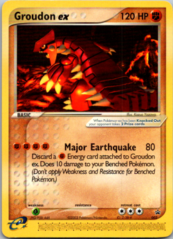 Pokemon TCG Groudon ex 002 Nintendo Power Magazine Black Star Promo Non Holo NM - Image 1