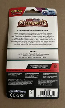 2023 Pokemon Scarlet & Violet: Paldea Evolved Checklane Blister Growlithe Promo - Image 2