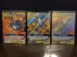 Pokemon TCG Moltres Zapdos Articuno Tagteam GX Lot Of Three 🌟PACK FRESH🌟 - Image 1