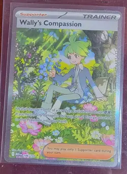 Wally's Compassion 186/132 Special Illustration Rare Pokemon Mega Evolution NM - Image 1