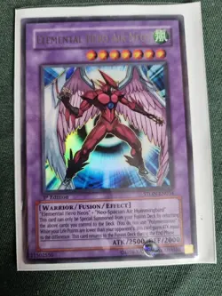 Elemental Hero Air Neos - 1st Edition - Ultra Rare - Yu-Gi-Oh - LP - Free UK P&P - Image 1