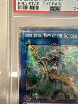 Apollousa, Bow Of The Goddess | Yugioh RIRA-EN048 1st Ed. Starlight | PSA 10 - Image 2