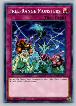 2020 Yu-Gi-OH! 1st Edition Free-Range Monsters PHRA-EN077 - Image 1