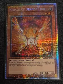 Yugioh! Herald of Orange Light - BLMM-EN103 - Starlight Rare - 1st Edition Near - Image 1