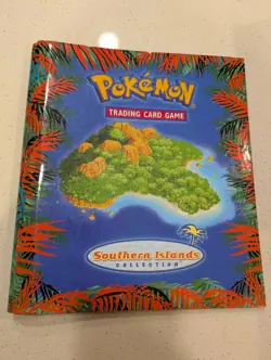 Pokemon Southern Islands Collection Binder NO CARDS INCLUDED BINDER ONLY - Image 1