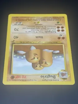 Pokemon TCG Dugtrio Card 23/130 Base Set 2 Unlimited Rare - Image 2