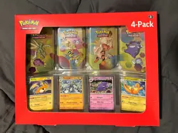 POKEMON 151 SEALED BUNDLE PACK 4 MINI TINS + 4 PROMO CARDS SAM'S CLUB BRAND NEW - Image 2