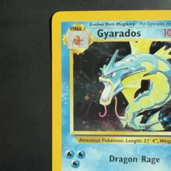 Vintage 2000 Pokemon Base Set 2 Gyarados 7/130 Holo Card - Image 2