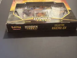 Pokemon Hidden Fates Raichu GX Collection Box 4 Booster Pack Promo Jumbo Card - Image 5