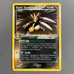 Dark Sandslash 18/109 EX Team Rocket Returns Regular RARE Pokemon Card 2004 NM - Image 1
